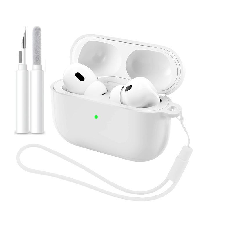 For Airpods Pro 3 2025 New Silicone Case Earphone Accessories with Cleaner Kit & Lanyard Full Protective Cover for Airpods Pro 3