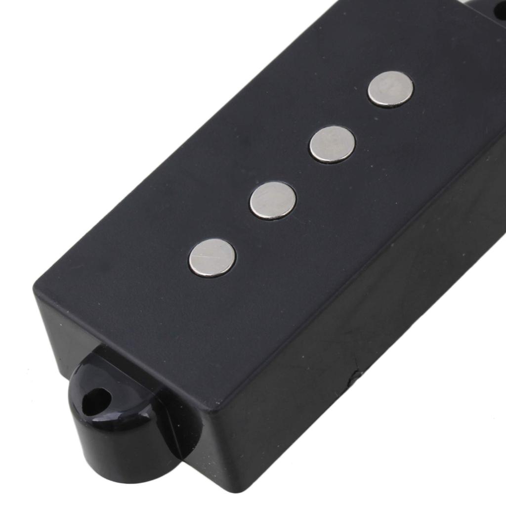 Yibuy PB Neck & JB Bridge Pickup Set, Black, for 4-String Bass