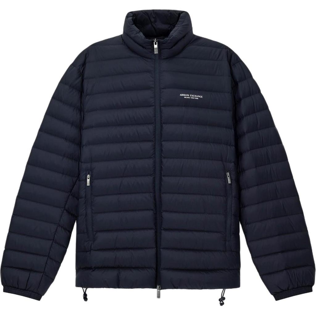 Armani Exchange Мужская пуховая куртка на молнии с горизонтальной стежкой XM001919-AF16927-UB101