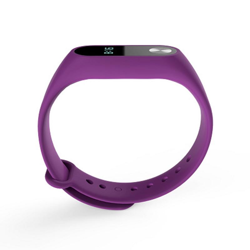 Mi Band 2 Ремешок для браслета Ремешок Miband Замена сплошного цвета силиконовый браслет