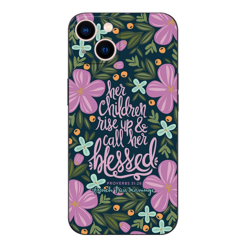 Black tpu Case For Huawei Honor 20 Lite 10 10i 20S 30S 30 7A 5.45 7s 7C 5.7 Cover bible quotes