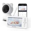 5 Inch 1080P Baby Monitor with Mobile Viewing Babymonitor for Monitoring and Care