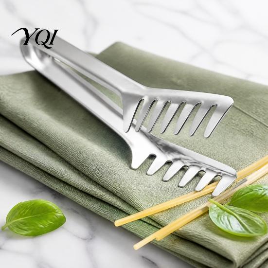 Кулинарный зажим с удлиненной ручкой, щипцы для спагетти из нержавеющей стали, гребень?Паста фигурная Сервировка Мульти?Назначение Посудомоечная машина Безопасная Кухонная утварь Еда