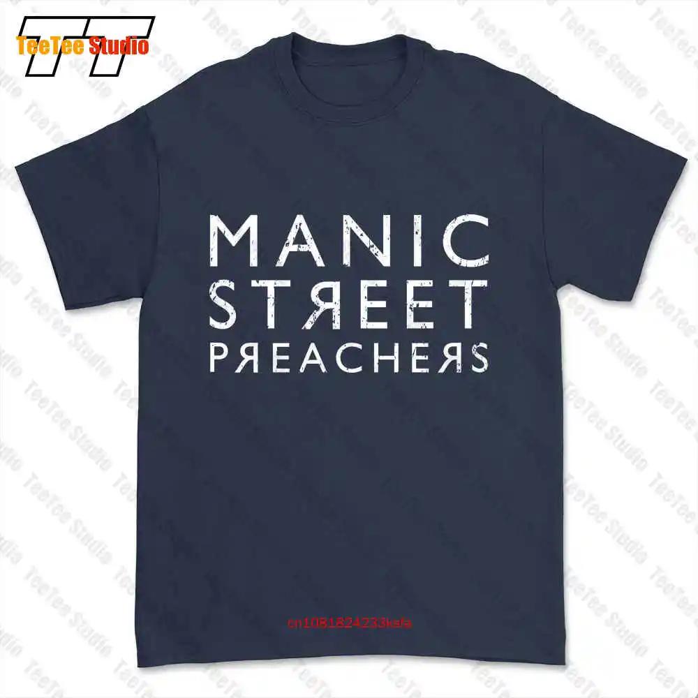 Manic Street Preachers Перевернутая футболка с логотипом группы Tee XVEH