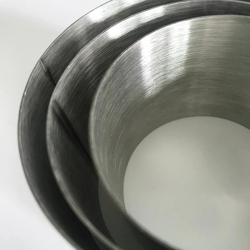 Stainless Steel Cold Dishes Shaping Molds with Pusher, Round Mousse Rings Set Salad Rice Mold - Kitchen Tools & Hotel Supplies