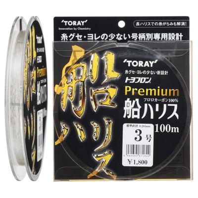 Toray International Toyoflon Premium Леска для лодки, 100 м, Нет. 3