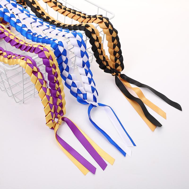 Выпускной 2026 года Плетеный ленточный венок Прочный Яркий цвет Идеально подходит для мероприятий по случаю окончания старшей школы и колледжа