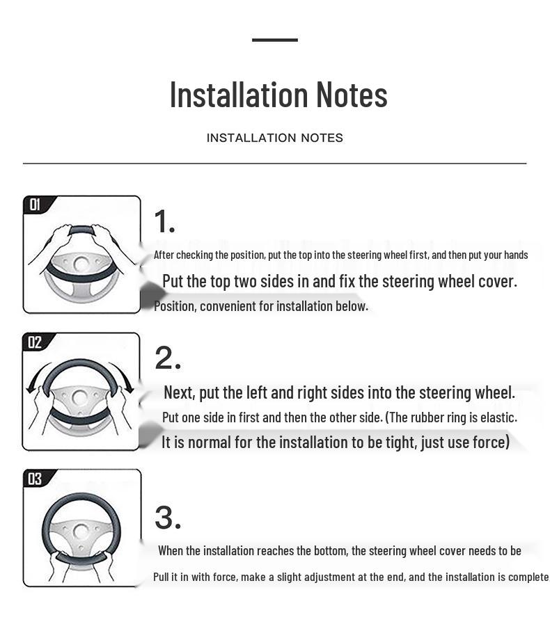 Beijing Auto Genuine Leather Steering Wheel Cover for BJ40 BJ80 F40 BAIC BJ20 D50