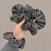 Bowknot Large Scrunchie, Highly Elastic, Durable Hair Tie, Hair Accessory