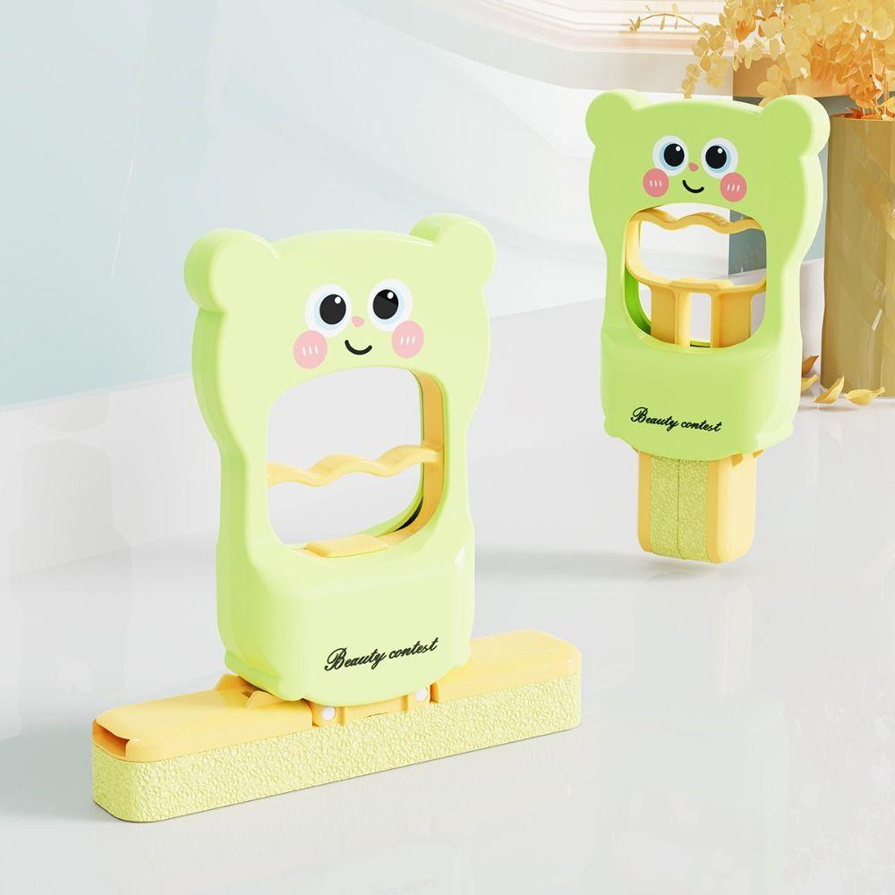 Wet Dry Use on Desktop Lazy Small Mops Cartoon Bear Absorbent Sponge Mop New Foldable Desktop Mop
