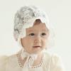 Ujuai Toddler Angela Lace Bonnet, 21 X 19 Cm, White, Popular Baby Clothes In Korea