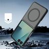 Smoke Case for Samsung Galaxy Z Flip 8, Skin Touch, for MagSafe, Black