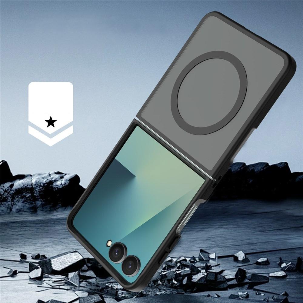 Smoke Case for Samsung Galaxy Z Flip 8, Skin Touch, for MagSafe, Black