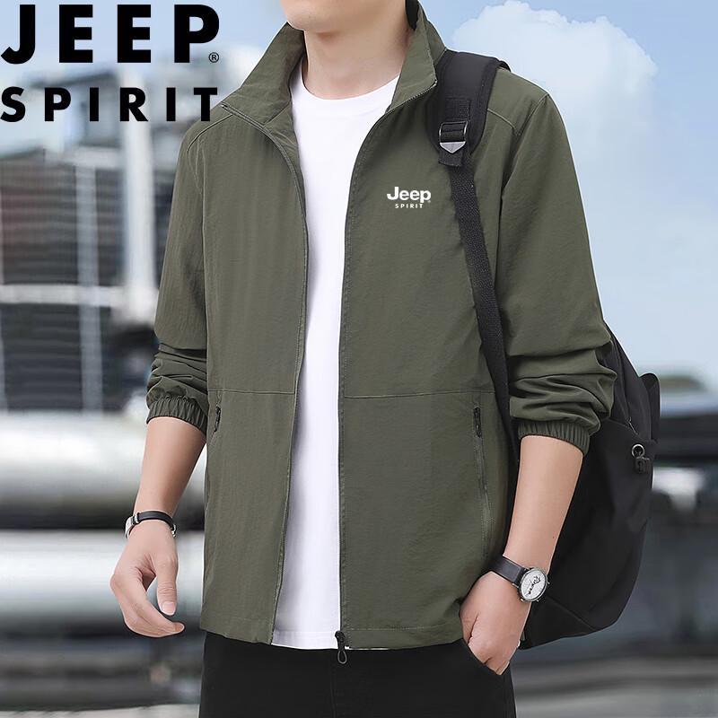 Мужская повседневная куртка JEEP SPIRIT с отложным воротником для улицы