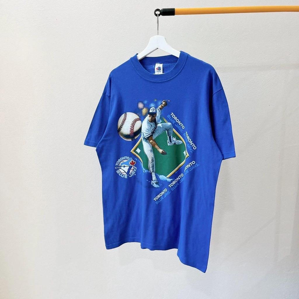 Vintage 1990s Bulletin Athletic/ Toronto Blue Jays MLB T-shirt/ size L