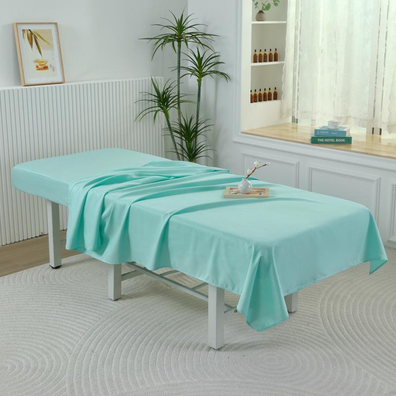 2Pc Fitted Massage Bed Sheets With Cover No Hole Beauty Salon Bedding Set
