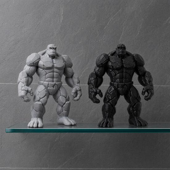 3D-печатная статуя гориллы из камня, Мускулистая фигурка из камня с тяжелым основанием, Креативный декор для стола, Украшение для домашнего офиса, Уникальный подарок для мужчин и мальчиков