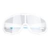 Cycling Glasses TR90 UV Protection Plain PC Color Changing Sports Sunglasses for Riding Running Fishing White