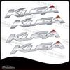 WGL2 Auto Styling For Ford Kuga Lettering Emblem ST Line Vignale EcoBoost MK2 MK3 Car Rear Trunk Badge Decal Body Sticker Accessories