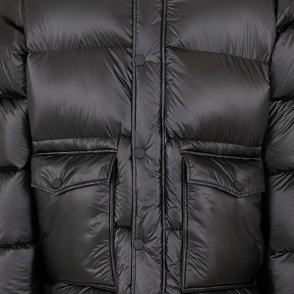 Emporio Armani Мужская пуховая куртка EA7 Черная 6DPB31-PN2MZ-1200