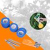6/12/20PCS Plant Branch Tie Tape with 1 Box Staples Tying Binding Tie Tape Plants Tying Tapetool Tapener Tapes Gardening Tool