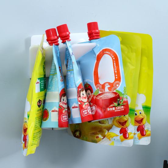 Yousheng 1/2/3Pcs Storage Rack Refrigerator Organizer Strong Load-bearing Wall Mount Easy To Install Utensils Hanger Hooks