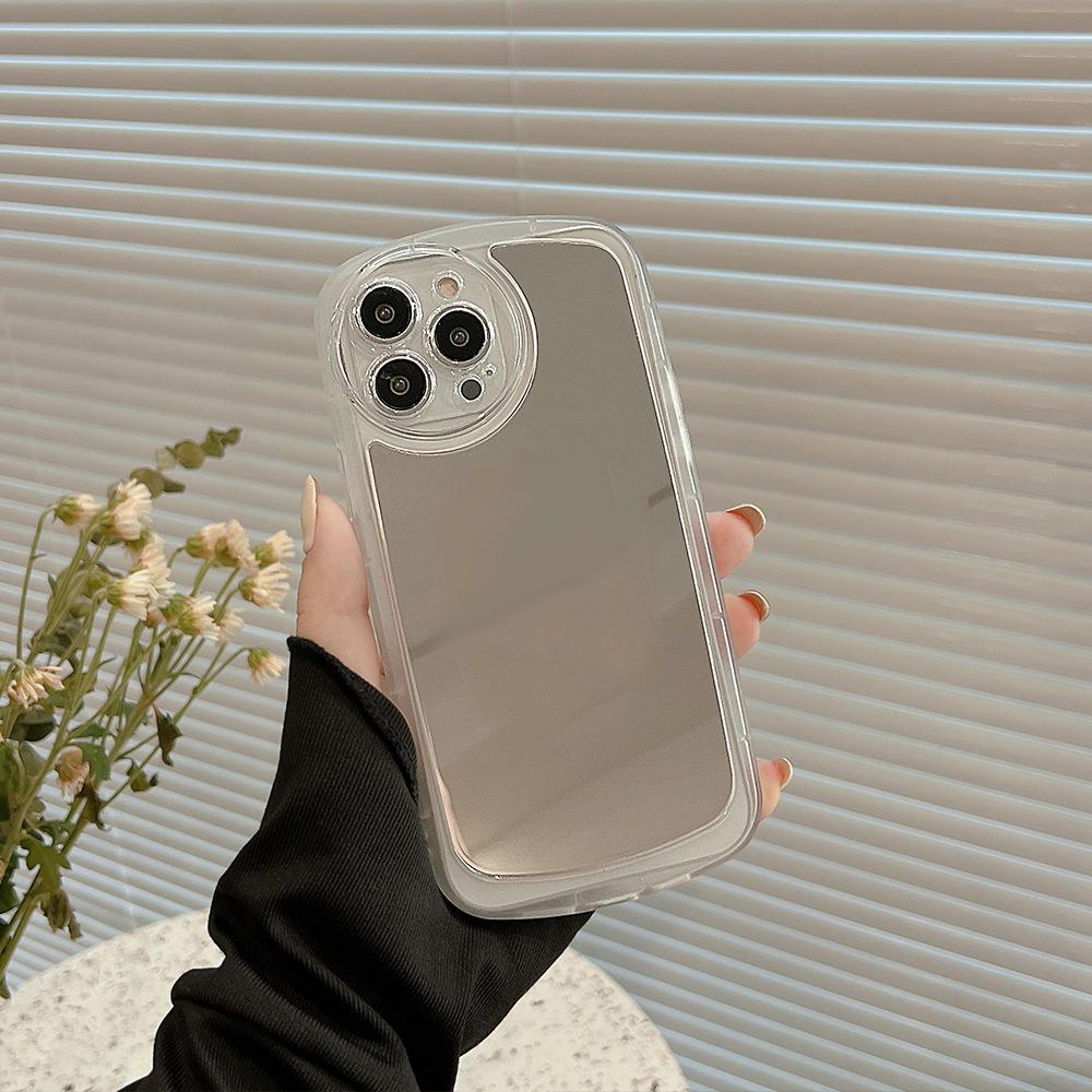 2022 высококачественный держатель-подставка для зеркала для Iphone 11 13 Promax 14 Plus 12 Pro Max противоударный силиконовый мягкий чехол для телефона
