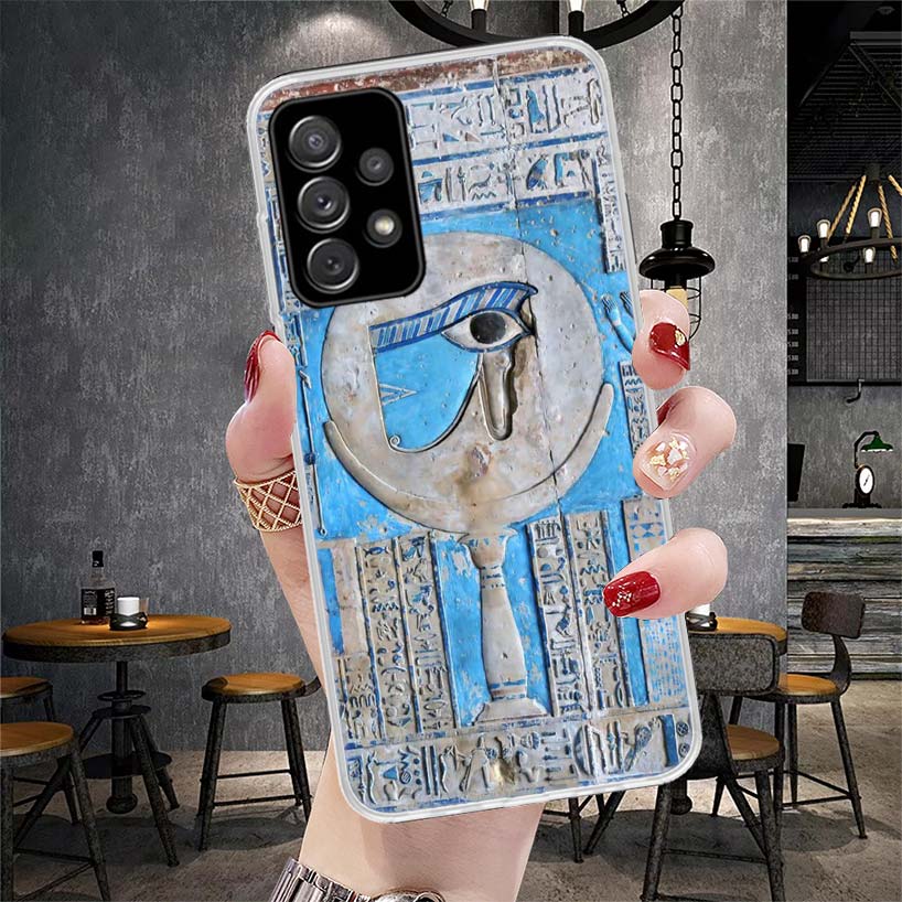 Египет Нефертити Анубис Анх Фараон Мягкий Чехол Для Телефона Для Samsung Galaxy S22 S23 S24 S25 Edge S26 Ultra S20 FE S21 Plus + Fundas C