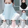 Солнцезащитная маска Traceless для женщин Съемная маска Ice Silk Anti-Ultraviel, летняя дышащая тонкая защитная маска для лица