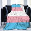 Rainbow Pride LGBT Flannel Blanket Vintage Flannel Throw Blankets for Bed Sofa Couch Lightweight Soft Cozy Warm Gay Lesbian Gift