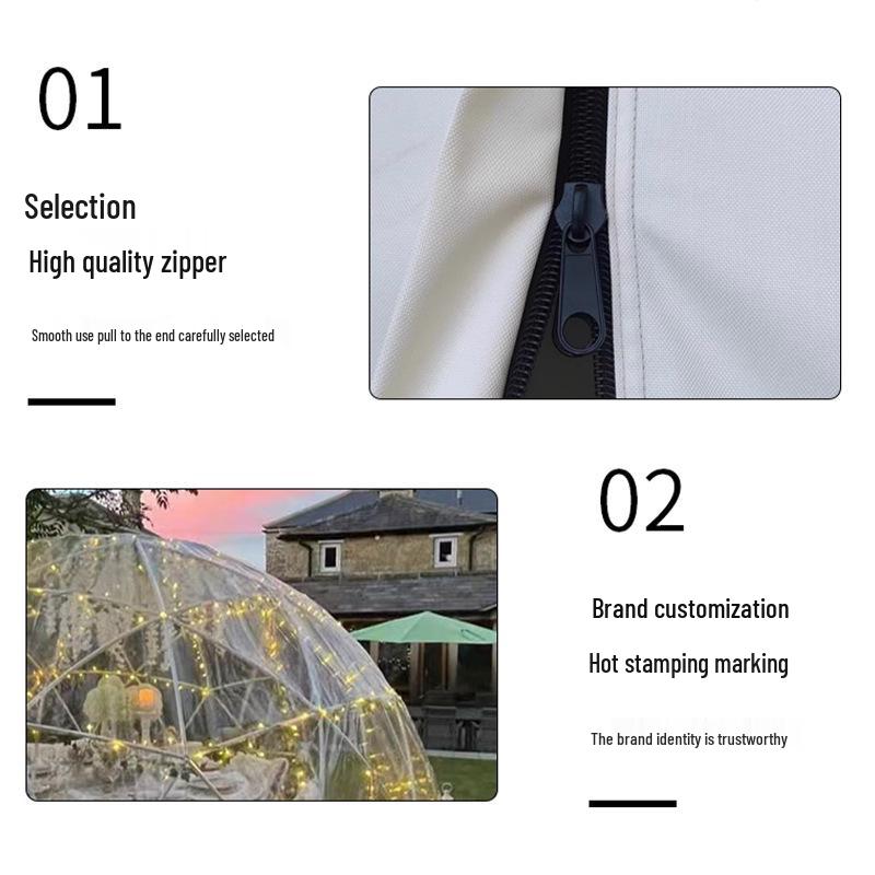 Роскошная геодезическая купольная палатка: Прозрачный звездный купол для уличного проживания