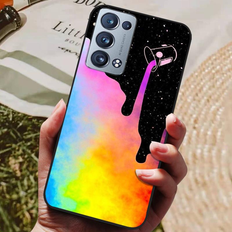 Для Oppo Reno 6 Pro 5G CPH2247 Чехол Силиконовая задняя крышка Чехол для телефона Для Oppo Reno 6 Pro 5G CPH2249 Чехлы Reno6 Pro Мягкий бампер