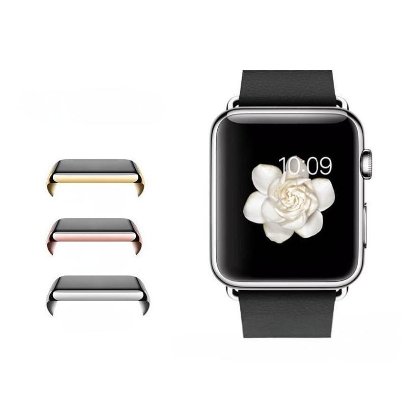 Защитный чехол для Apple Watch, жесткий чехол с гальваническим покрытием из поликарбоната, защитный рукав