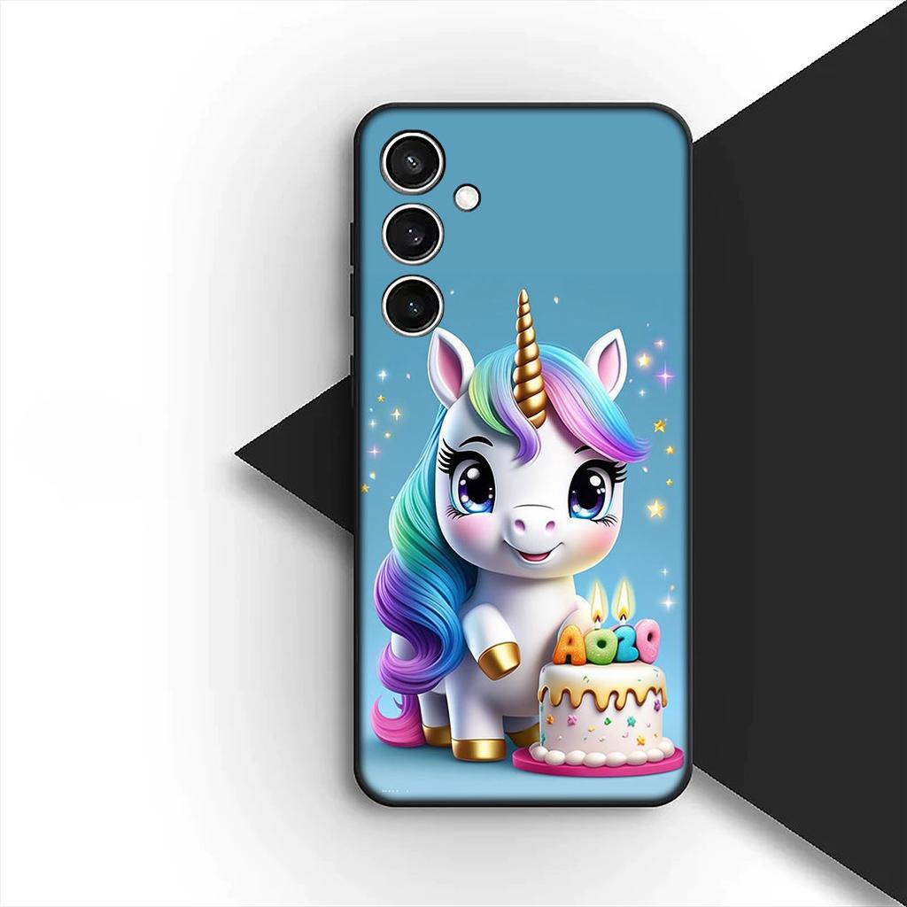 Чехол для телефона с мультяшным единорогом для Xiaomi Redmi 15 15C A3 A4 A5 9A 9C NFC Note 9 8 9T 8T Pro Защитный чехол