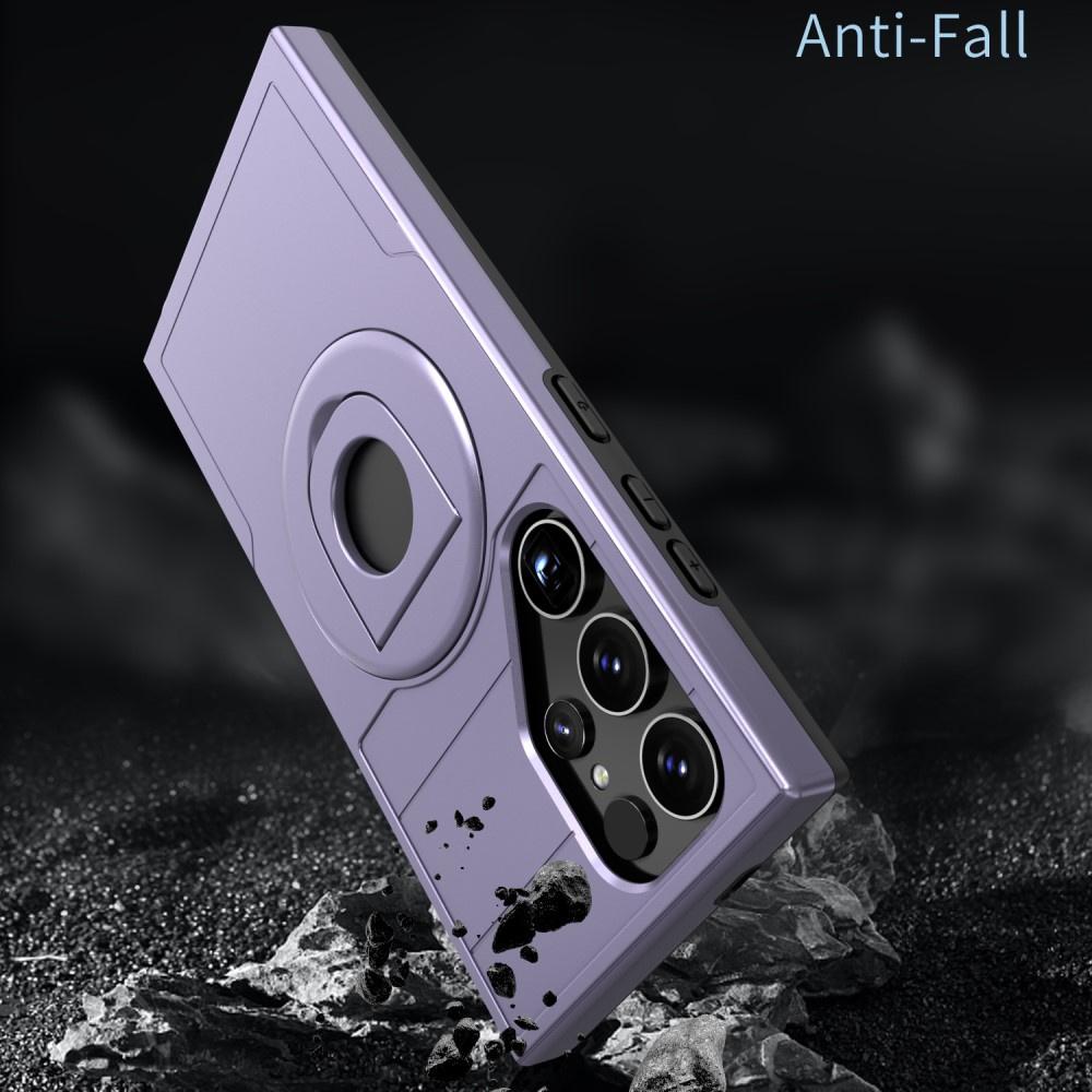 MagSafe Case for Samsung Galaxy S24 Ultra, Military Magnet, Purple