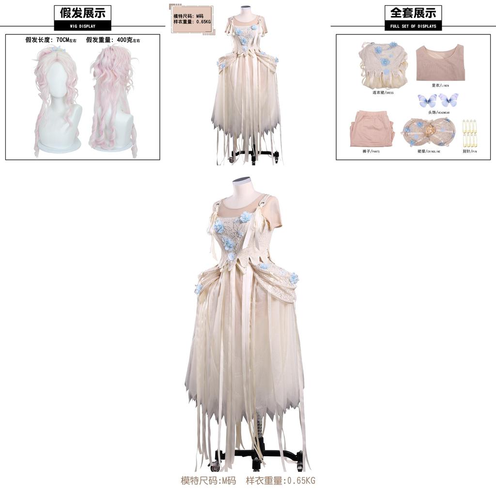 Wednesday Enid Sinclair Cosplay Dress With Printed Pattern And Polyester Fabric For Halloween And Conventions