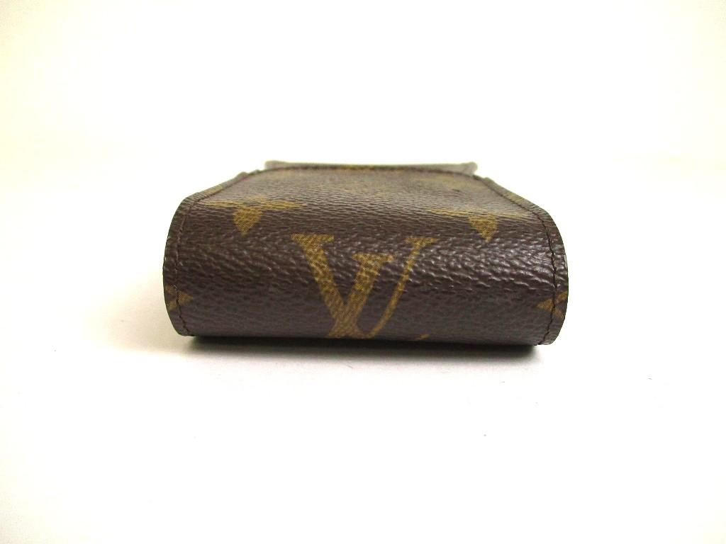 Authentic LOUIS VUITTON Monogram Leather Brown Cigarette Cases #a953 Refurbished