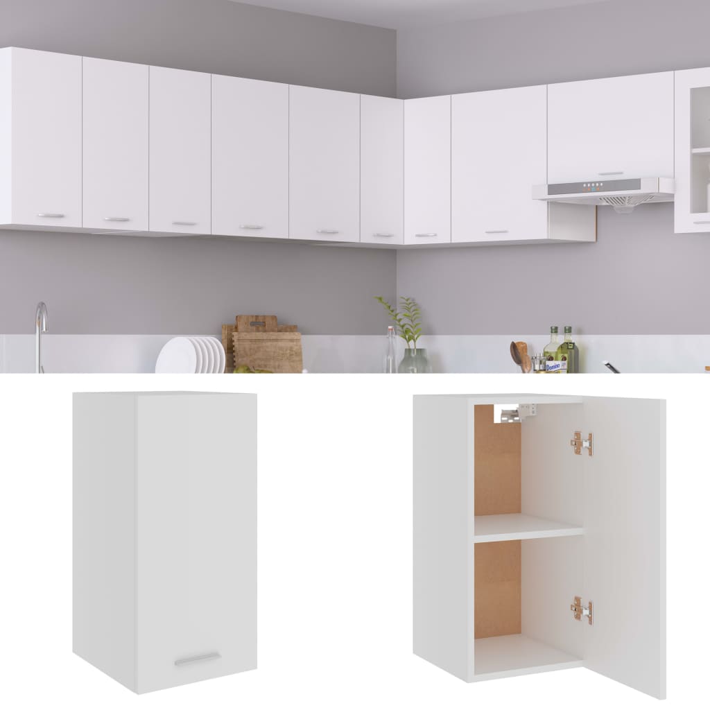 vidaXL Hängeschrank Lyon Weiß 29,5x31x60 cm Holzwerkstoff