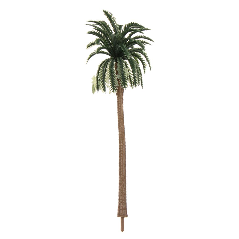 5Pcs Plastic Coconut Palm Tree Miniature Plant Pots Bonsai Craft Scenery model Micro Landscape DIY Decor