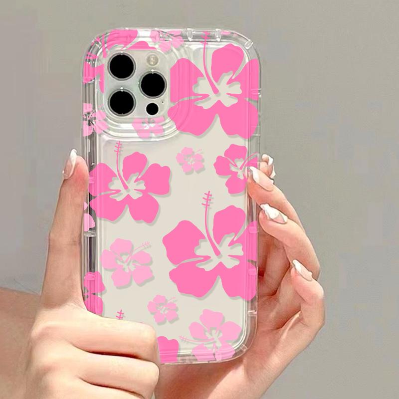 Oil Painting Flower Phone Case For iPhone 15 Pro Case iPhone 13 11 12 16 14 Pro Max X XR XS 7 8 16 Plus SE Shockproof Soft Cover