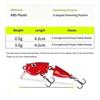2-Section Joint Slow Sinking Minnow 3.5g Weight Wobbles Bait Mini Micro Fishing Bait  Bass Fishing