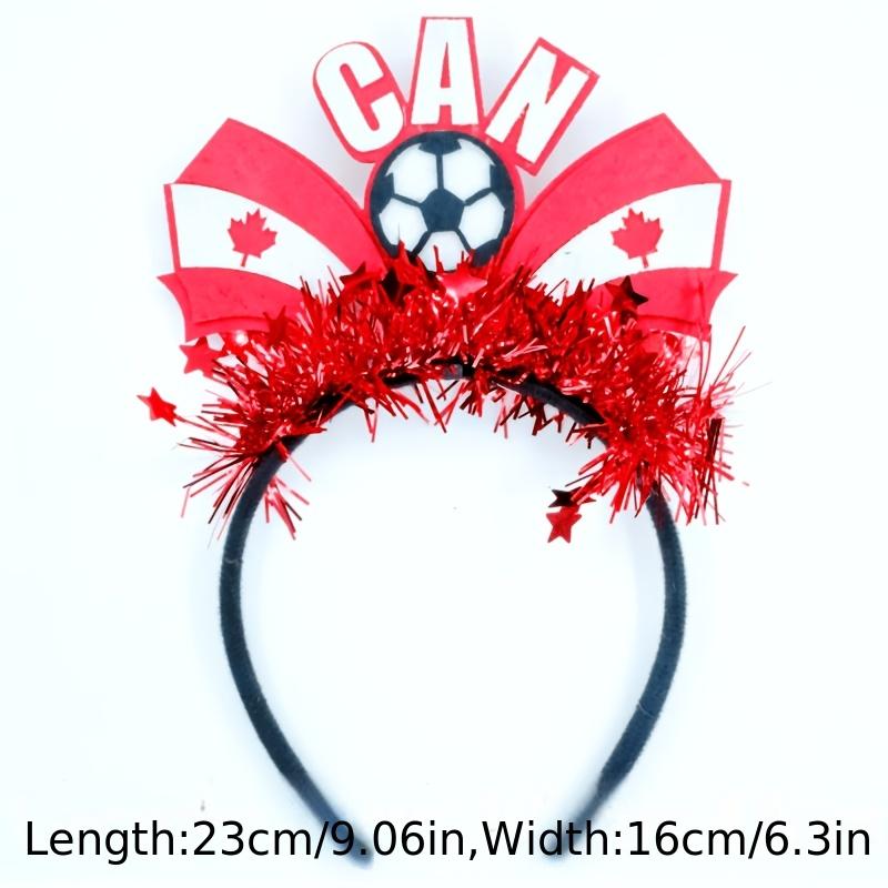 1pcs Football Fans Cheering Headbands, Football-themed Decorative Headband, Football Headband Suitable for Adults and Children