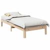 VidaXL Bed Frames Without Mattress 90x200 Cm Solid Pine Wood, Bedroom Furniture, Slatted Base, Double Bed, Bed, Bedstead, Bed In 859220