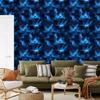 Watercolor Galaxy Navy Blue Wallpaper, Fine Detail 50x1000