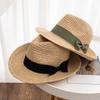 Panama Hat Fedora Wide Brim Straw for Men Summer Beach Sun Hat UPF Straw Hat for Women, Ideal Choice for Gifts
