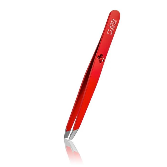 Пинцеты Ruby's Slant Classic Swiss Cross Red 1K106C, Швейцарские Премиум Пинцеты
