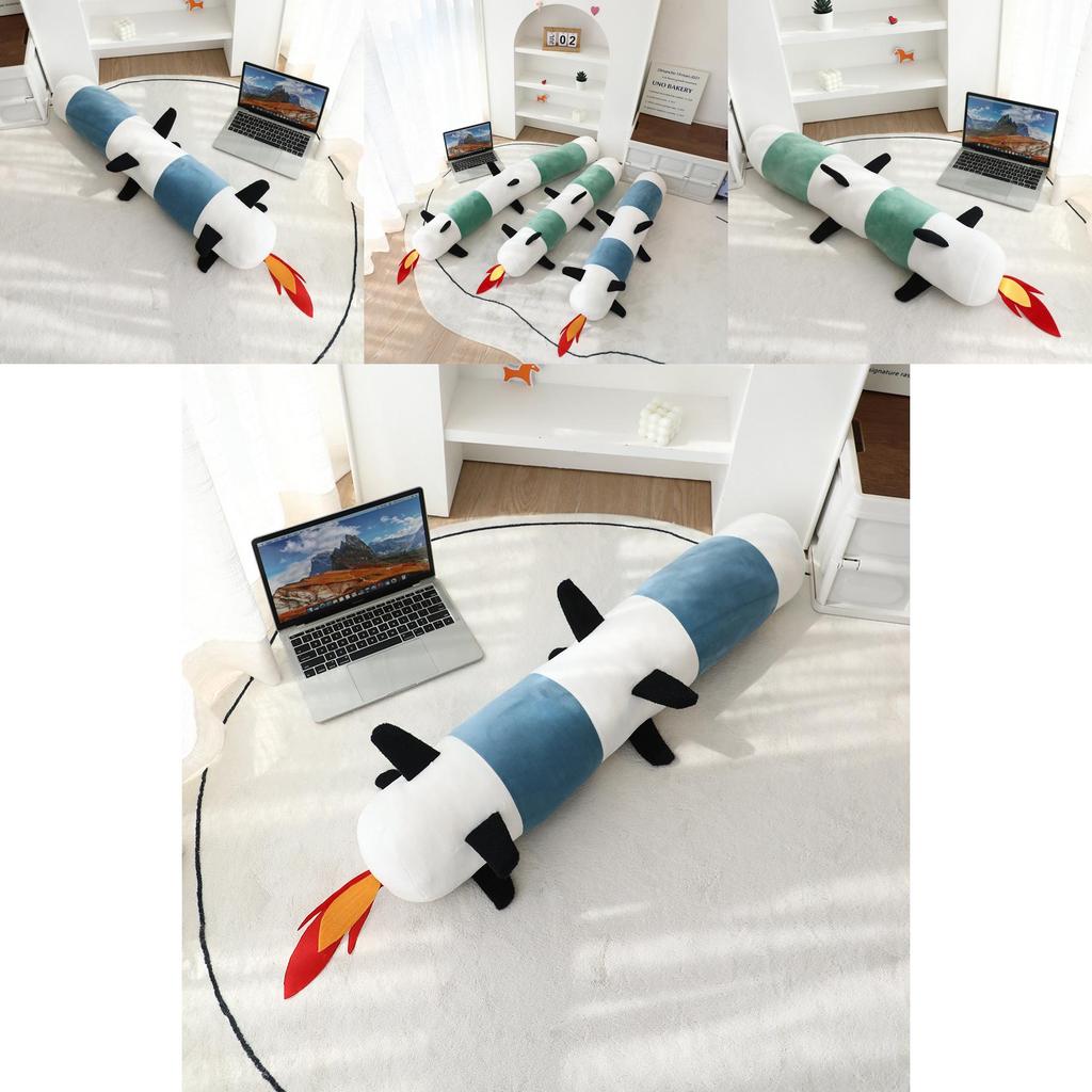 Creative Rocket Missile Plush Doll Children Toy For Bedtime And Playtime