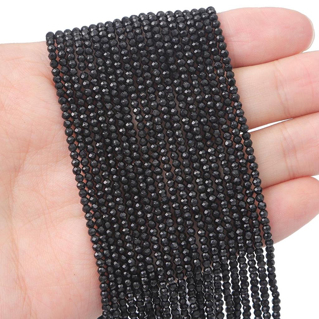 36cm Mini Glass Loose Beads Plated Color Faceted Beads For Jewelry Making DIY Necklace Bracelet Earring