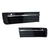 Car Front Fog Light Lamp Side Lower Grill Frame with Chrome Radar Hole for VW Transporter Multivan 2015 2016 2017 2018 2019