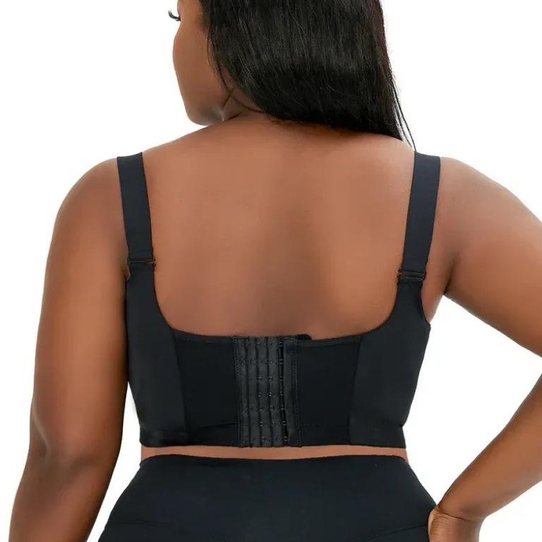 Plus Size Smooth Underwire Bra - Thin Cup, Side Support & Adjustable Fit for Women